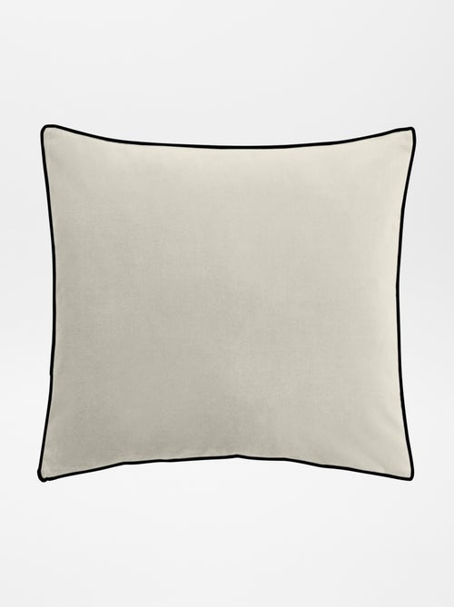 Coussin en velours 45 x 45 cm - Kiabi
