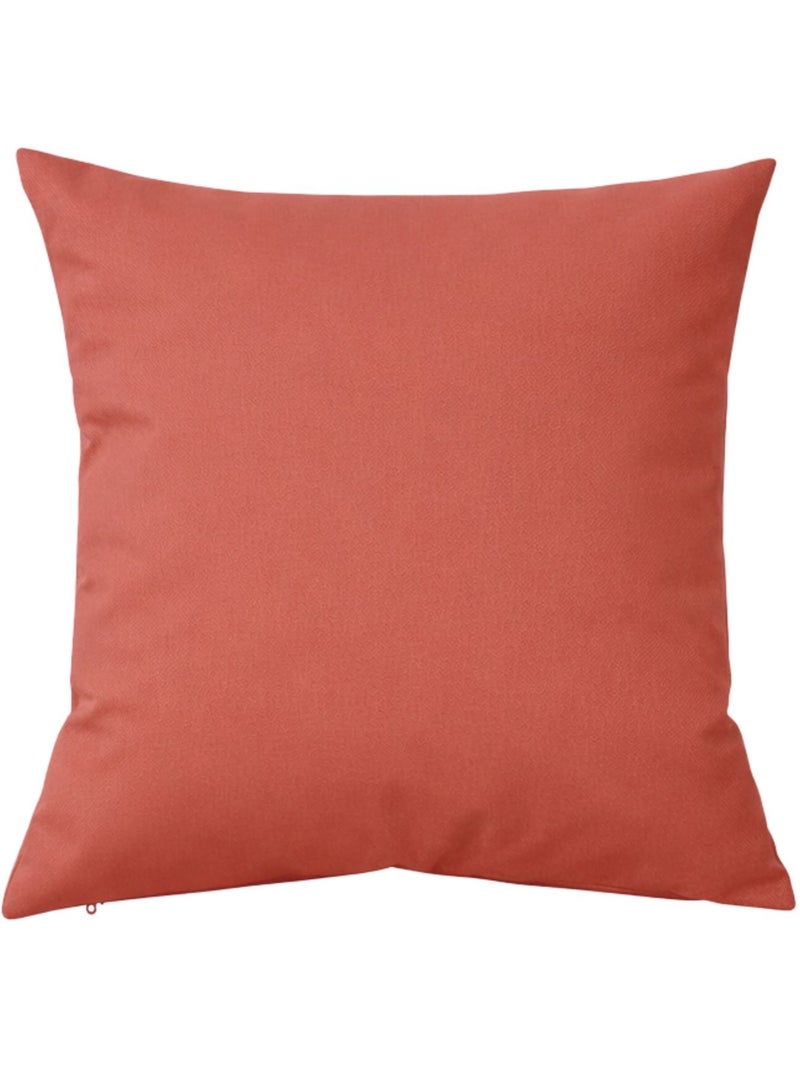 Coussin extérieur imperméable et déhoussable minorque Terracotta - Kiabi
