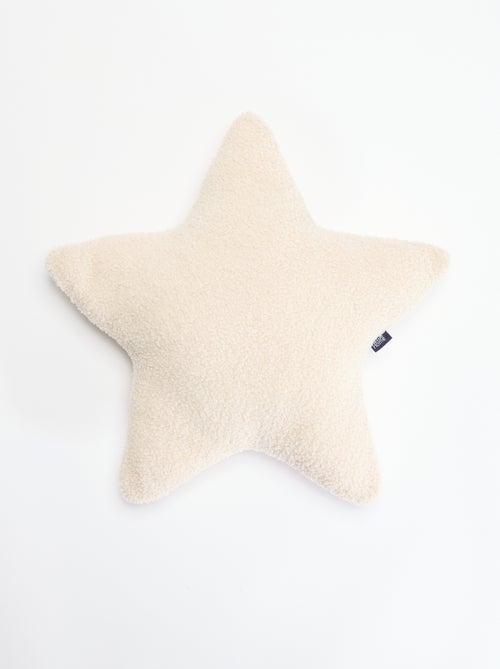 Coussin forme étoile en maille bouclette - Kiabi