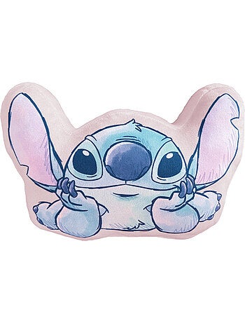 Coussin forme imprimé 100% polyester, disney home stitch cutie