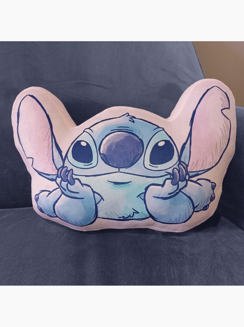 Coussin forme imprimé 100% polyester, disney home stitch cutie Rose - Kiabi