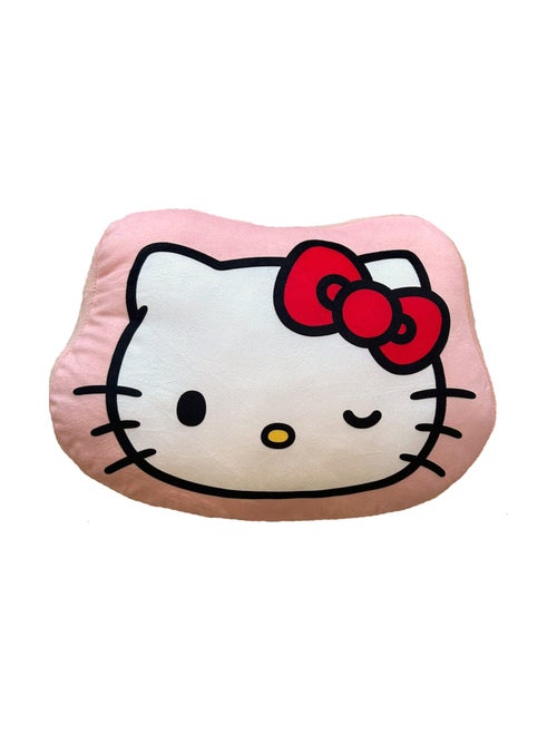 Coussin forme imprimé 100% polyester, hello kitty wink - Kiabi