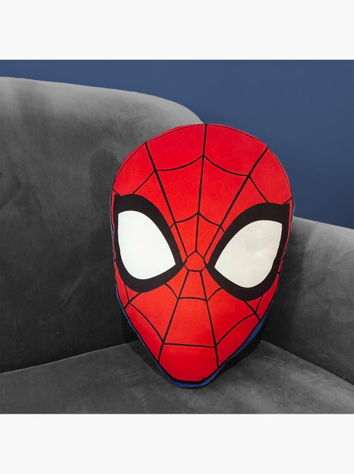 Coussin forme imprimé 100% polyester, spiderman hero head - Kiabi Coussin forme imprimé 100% polyester, spiderman hero head - Kiabi