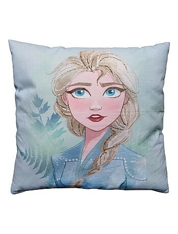 Coussin imprimé 100% coton, disney home frozen sisters