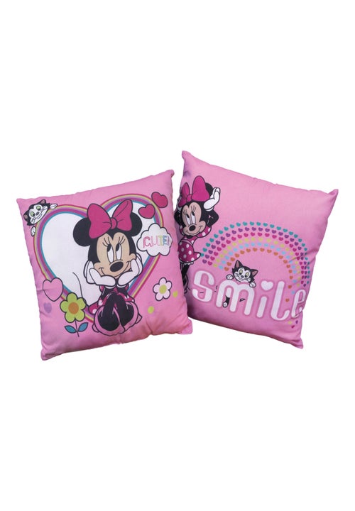 Coussin imprimé 100% coton, disney minnie shopping - Kiabi