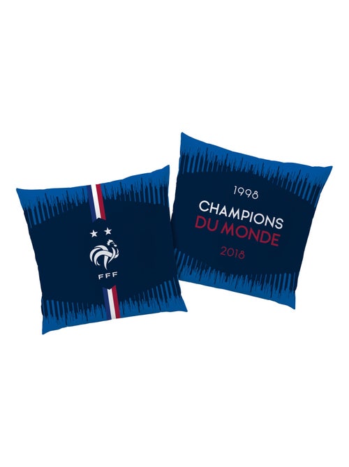 Coussin imprimé 100% polyester, fff champions - Kiabi