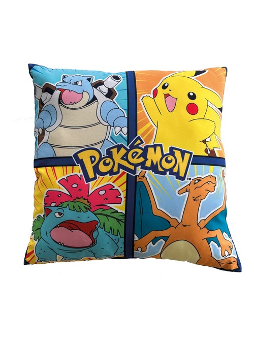 Coussin imprimé 100% polyester, pokemon friends - Kiabi