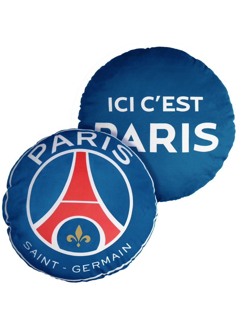 Coussin imprimé 100% polyester, psg équipe Bleu marine - Kiabi