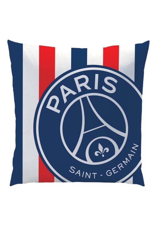 Coussin imprimé 100% polyester, psg rayures - Kiabi