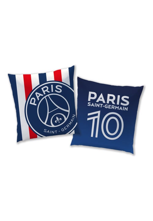Coussin imprimé 100% polyester, psg rayures - Kiabi