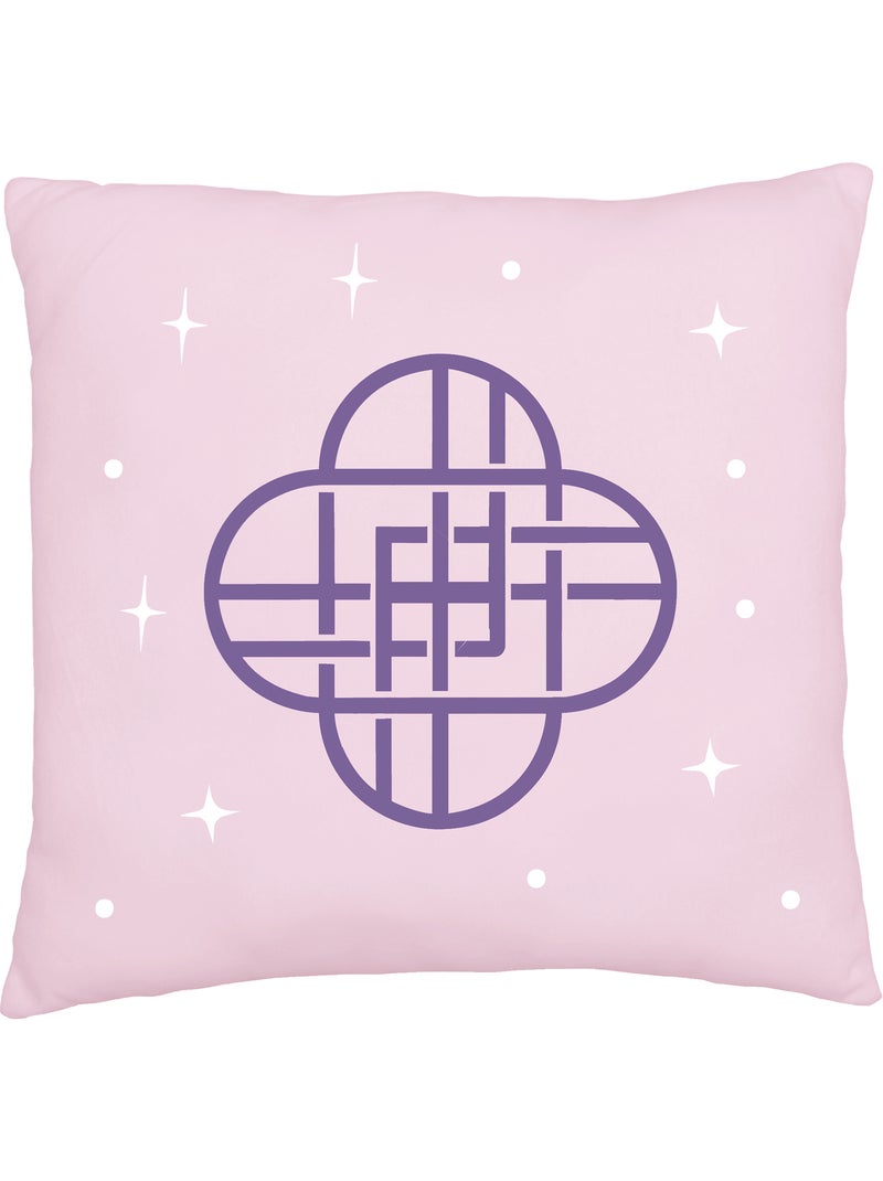Coussin imprimé, kpop demon hunters golden Violet - Kiabi