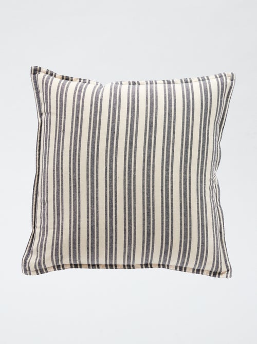 Coussin imprimé rayé - Kiabi