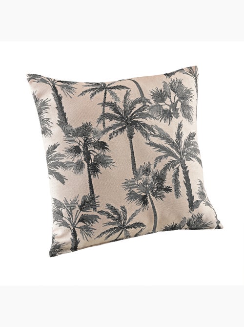 Coussin motif palmier tissé - Kiabi