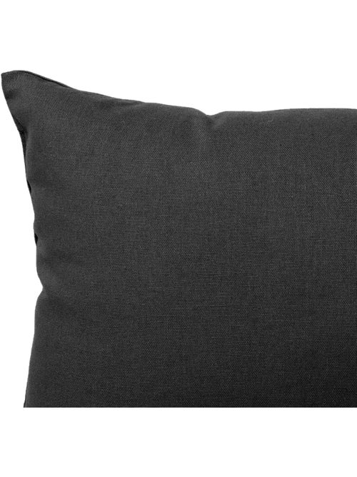 Coussin non déhoussable en coton uni - Kiabi