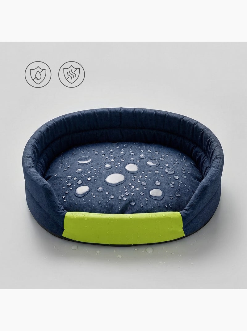 Coussin panier pour chien PELUVIO Arita - Antidérapant Bleu - Kiabi