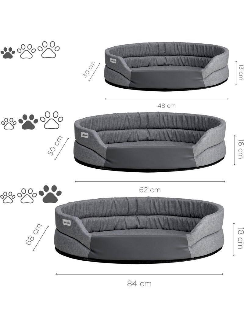 Coussin panier pour chien PELUVIO Arita - Antidérapant Gris - Kiabi