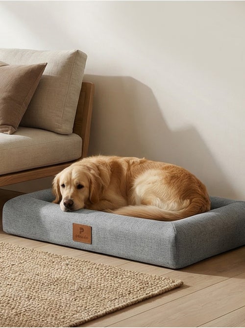 Coussin panier pour chien PELUVIO Kibi - Antidérapant - Mousse à mémoire de forme - Kiabi