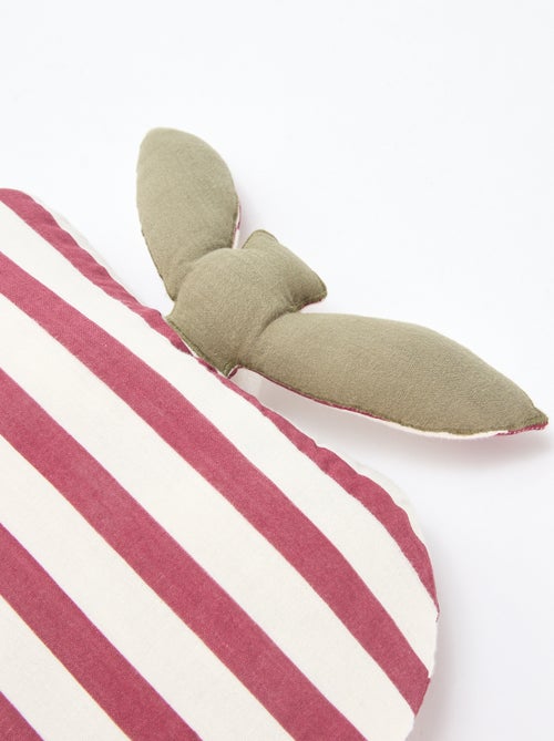 Coussin 'Pomme' gaze de coton - Kiabi