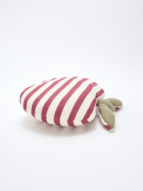 Coussin 'Pomme' gaze de coton - Kiabi