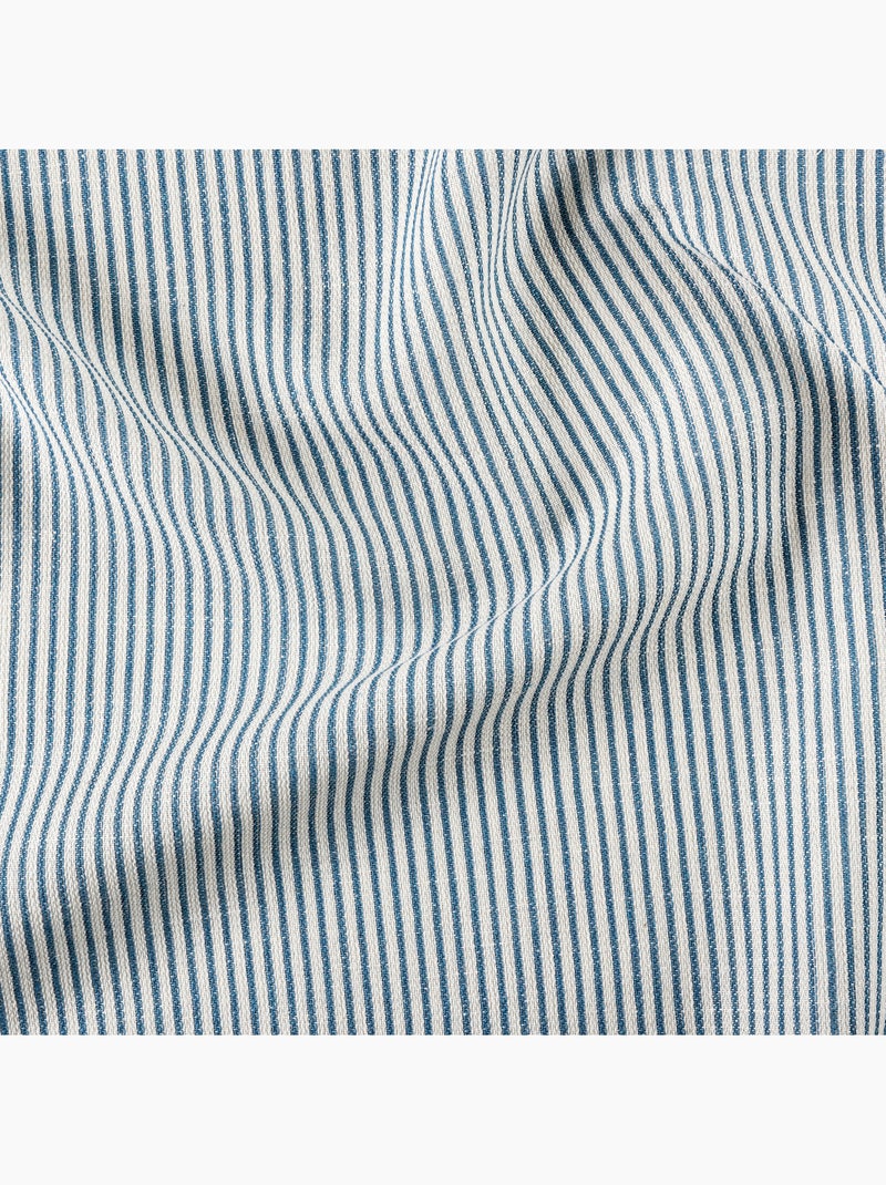 Coussin rayé style bord de mer Bleu - Kiabi