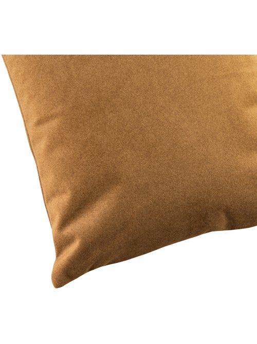 Coussin velours  - Effet peau de pêche - Kiabi