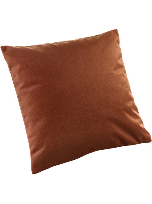 Coussin velours  - Effet peau de pêche - Kiabi