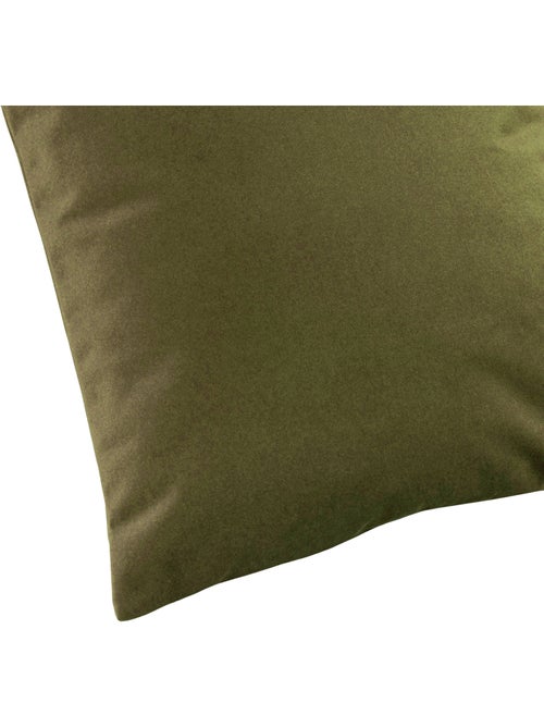 Coussin velours  - Effet peau de pêche - Kiabi
