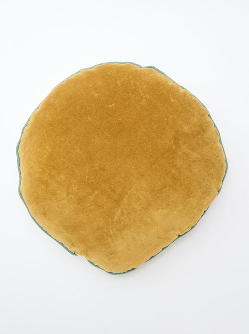 Coussin velours uni - Kiabi