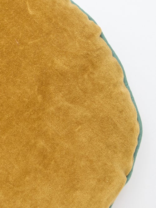 Coussin velours uni - Kiabi