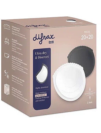 Coussinet d'allaitement 40 pièces Difrax
