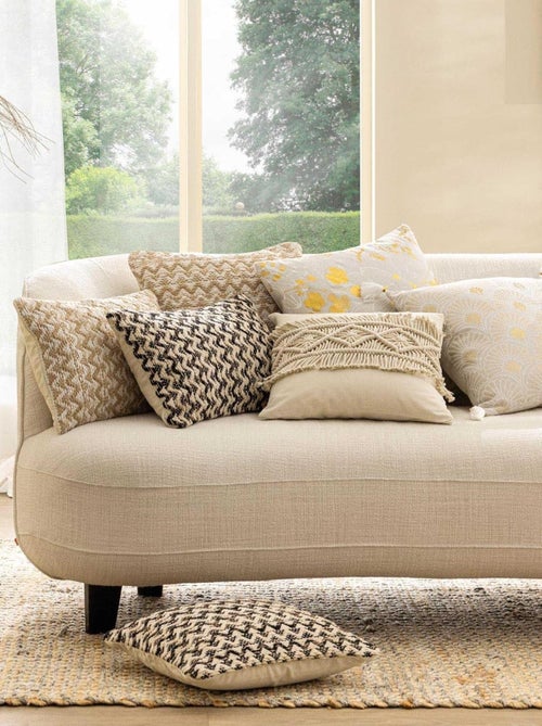 Coussins décoratifs coton/polyester promo linge - Kiabi Coussins décoratifs coton/polyester promo linge - Kiabi