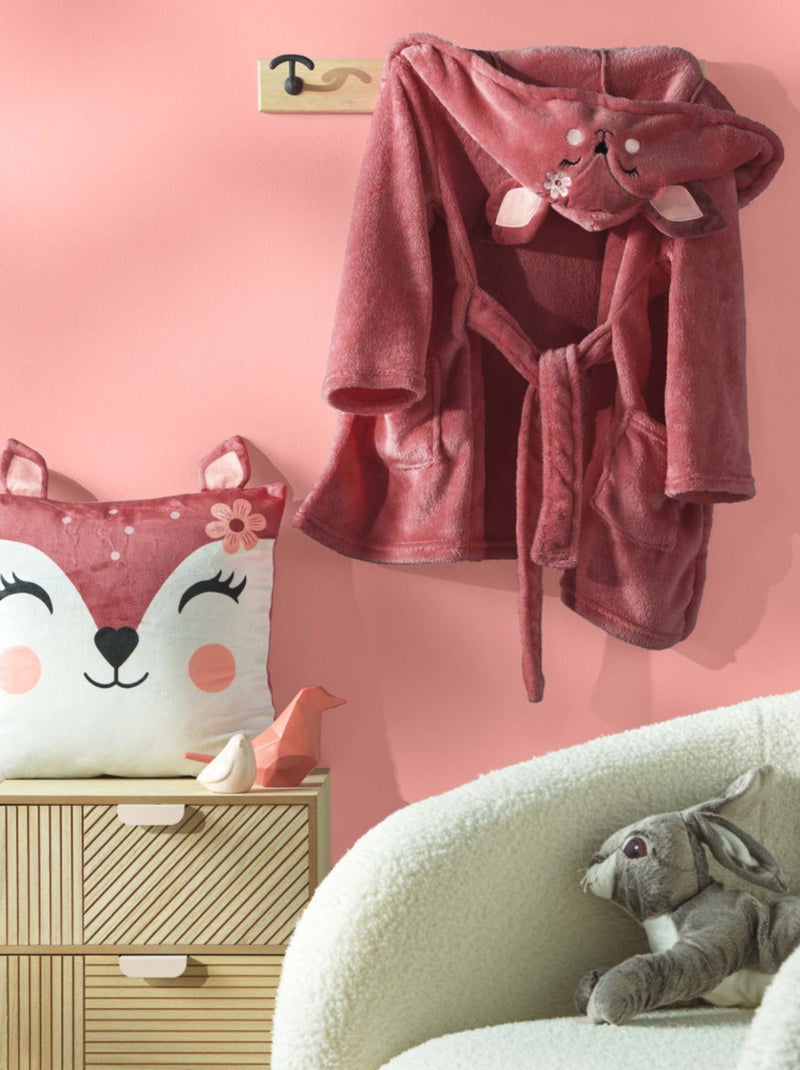 Coussins décoratifs polyester bichette douceur d'intérieur Rose - Kiabi