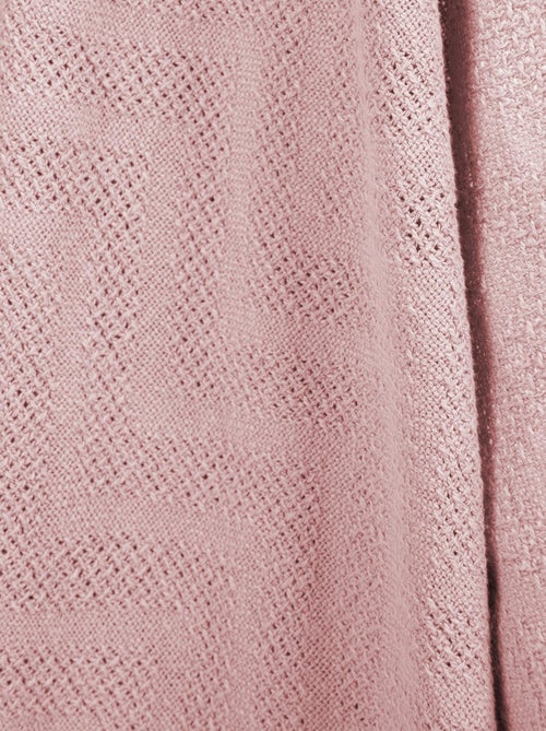 Couverture bébé à aspect tricoté en coton Bio - ROBA 'lil planet' - Kiabi Couverture bébé à aspect tricoté en coton Bio - ROBA 'lil planet' - Kiabi