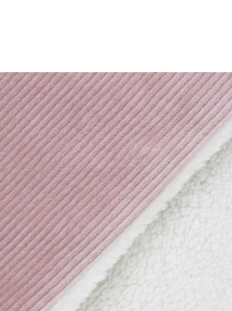 Couverture bébé en sherpa Vieux rose - Kiabi