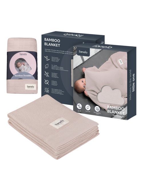 Couverture bébé et Lange en bambou naturel LIONELO - Kiabi