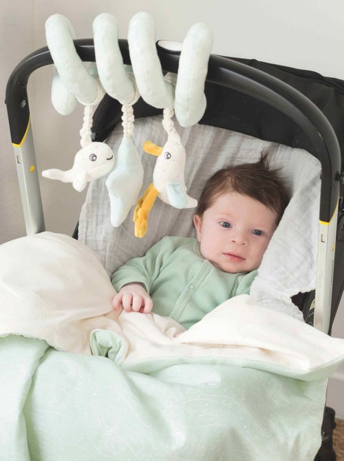 Couverture bébé reversible au large de nova - Kiabi