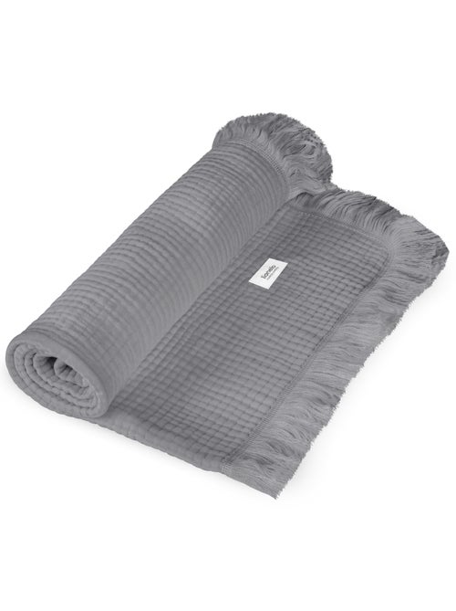 Couverture en coton - LIONELO - 70 x 100 cm - 100 % coton - 280gsm/m2 - Kiabi