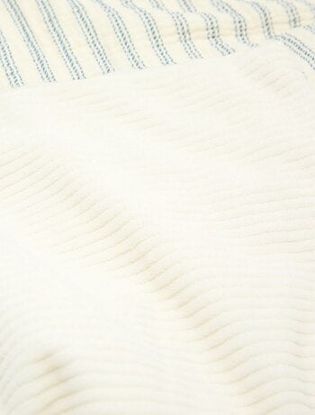 Couverture en gaze de coton réversible en velours - Kiabi Home