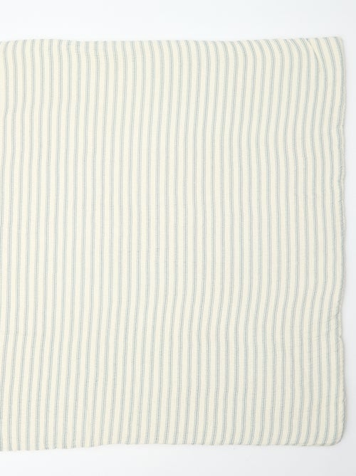 Couverture en gaze de coton réversible en velours - Kiabi Home - Kiabi