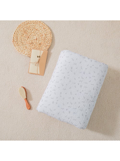 Couverture enfant 75x100 en gaze de coton Oeko-Tex et minky | SUPERBE BEBE - Kiabi Couverture enfant 75x100 en gaze de coton Oeko-Tex et minky | SUPERBE BEBE - Kiabi