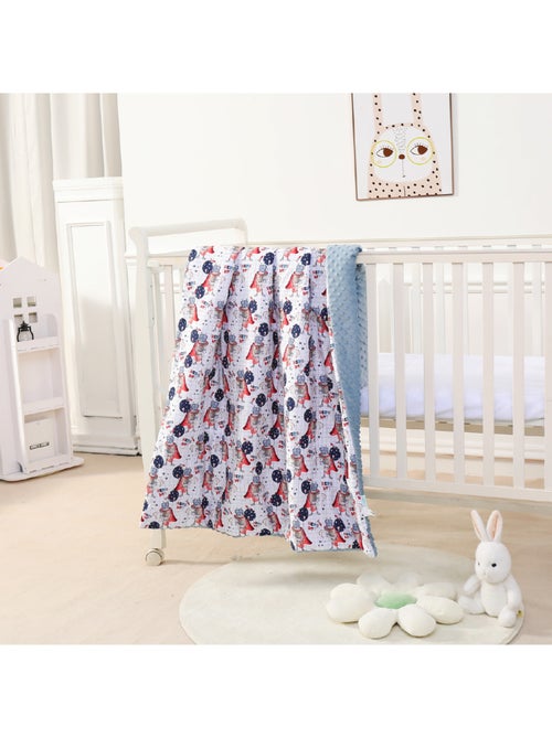 Couverture enfant en Coton Oeko-tex et Minky | SUPERBE BEBE - Kiabi Couverture enfant en Coton Oeko-tex et Minky | SUPERBE BEBE - Kiabi