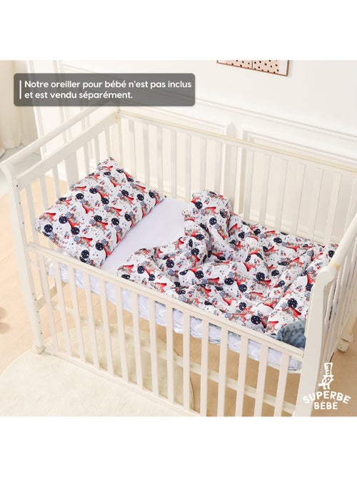 Couverture enfant en Coton Oeko-tex et Minky | SUPERBE BEBE - Kiabi Couverture enfant en Coton Oeko-tex et Minky | SUPERBE BEBE - Kiabi