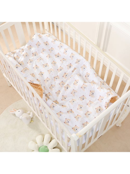 Couverture enfant en Coton Oeko-tex et Minky | SUPERBE BEBE - Kiabi Couverture enfant en Coton Oeko-tex et Minky | SUPERBE BEBE - Kiabi
