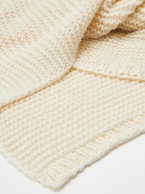 Couverture grosse maille - Kiabi Home - Kiabi
