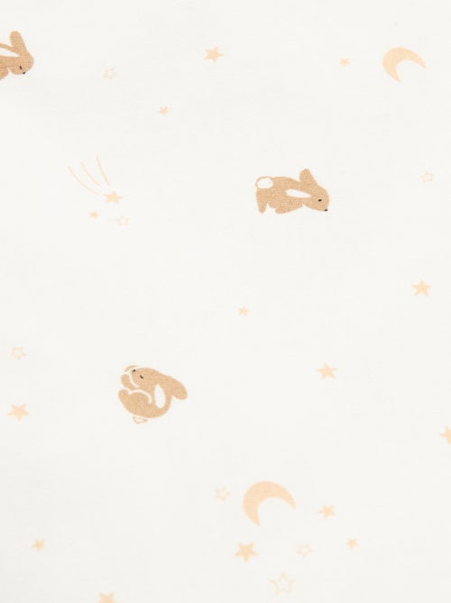 Couverture imprimé en coton jersey et polaire - Kiabi Couverture imprimé en coton jersey et polaire - Kiabi