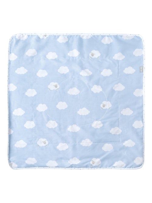 Couverture imprimée nuage en coton et polaire 80 x 80 cm 'Kleine Wolke' ROBA - Kiabi