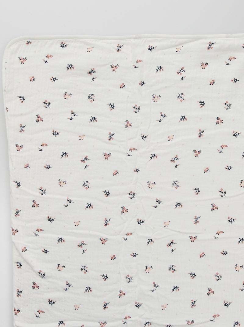 Couverture intérieure en maille polaire Blanc - Kiabi