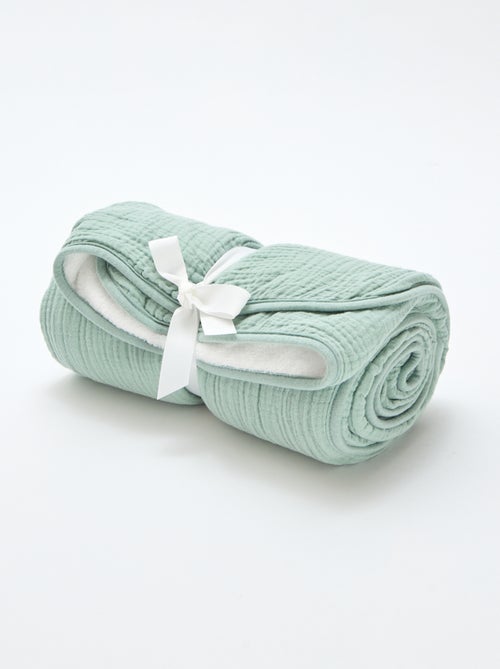 Couverture lange en gaze de coton - Kiabi