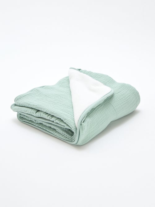 Couverture lange en gaze de coton - Kiabi