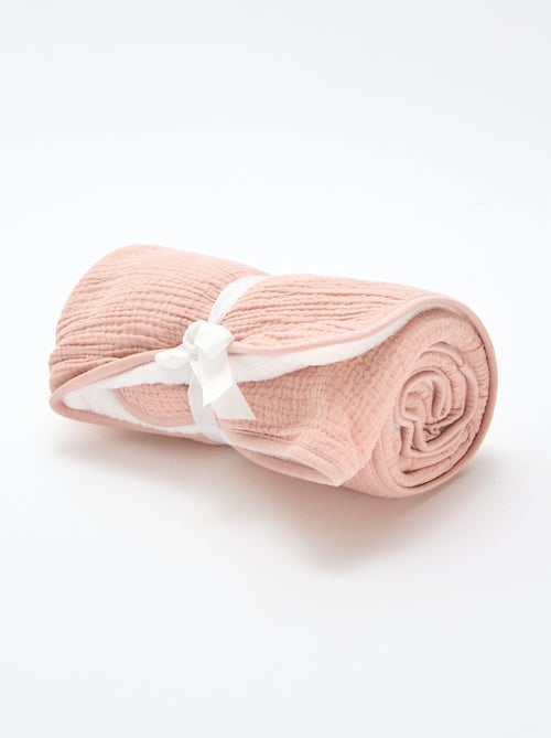 Couverture lange en gaze de coton - Kiabi